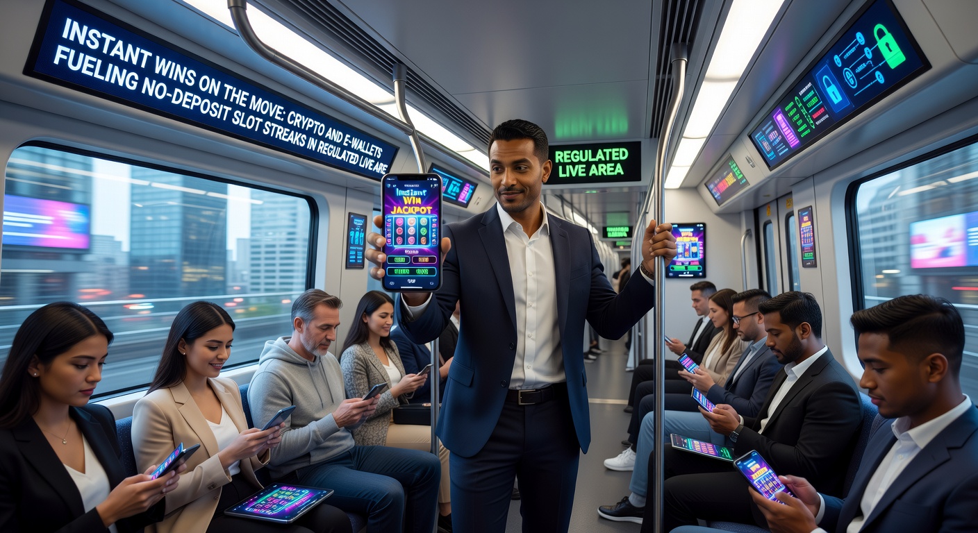 Crypto transacties en e-wallet icons versnellen slot winsten op mobiel scherm in live dealer setting