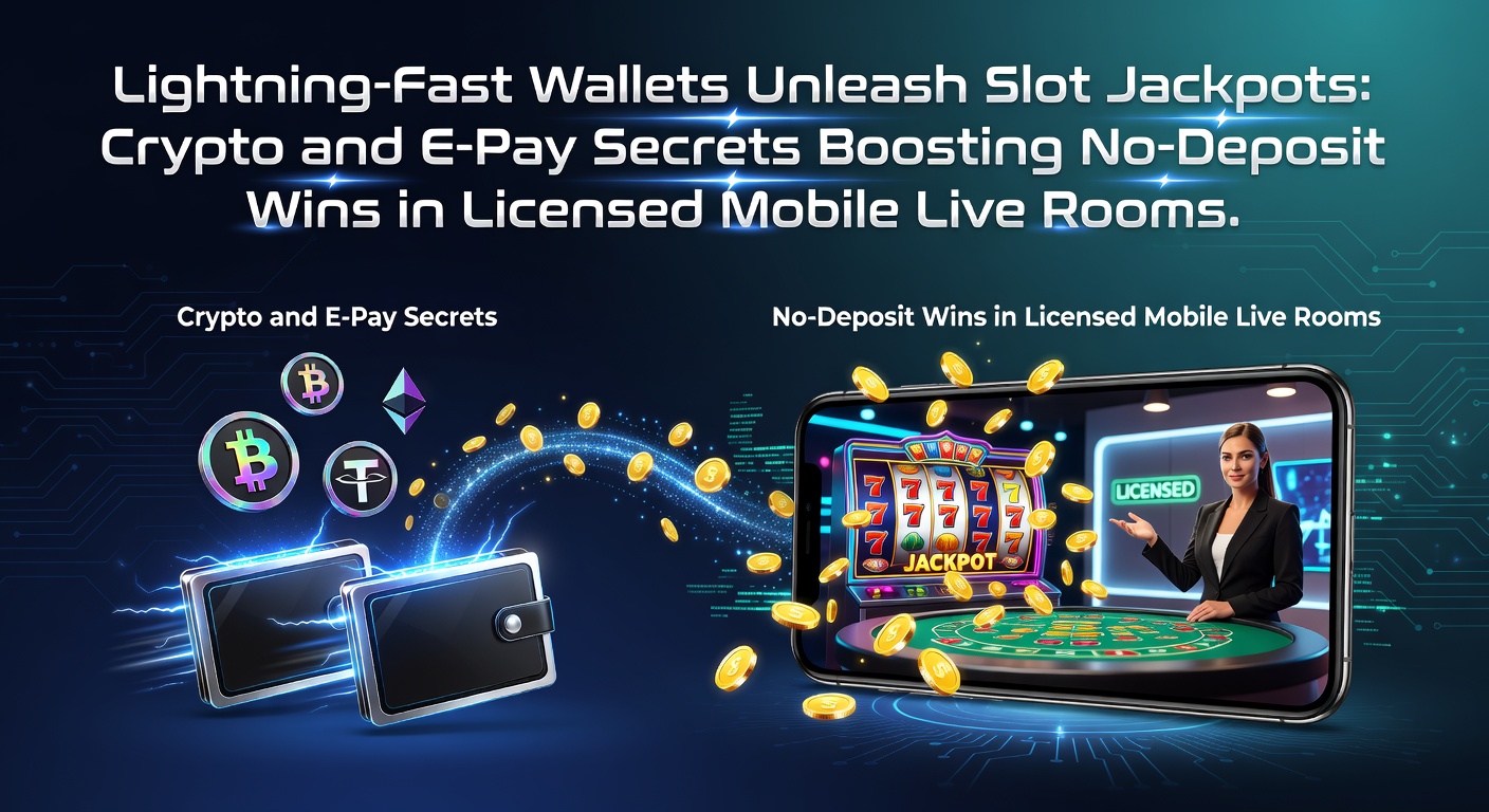 Afbeelding van een mobiel scherm met draaiende gokkasten en crypto-symbolen die jackpots activeren