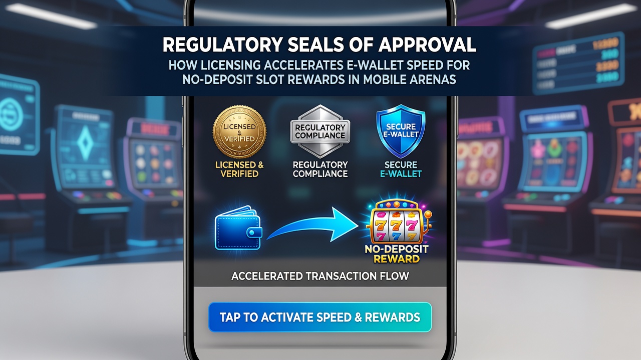 Illustratie van licentieprocessen die e-wallet integraties versnellen in mobiele gokomgevingen